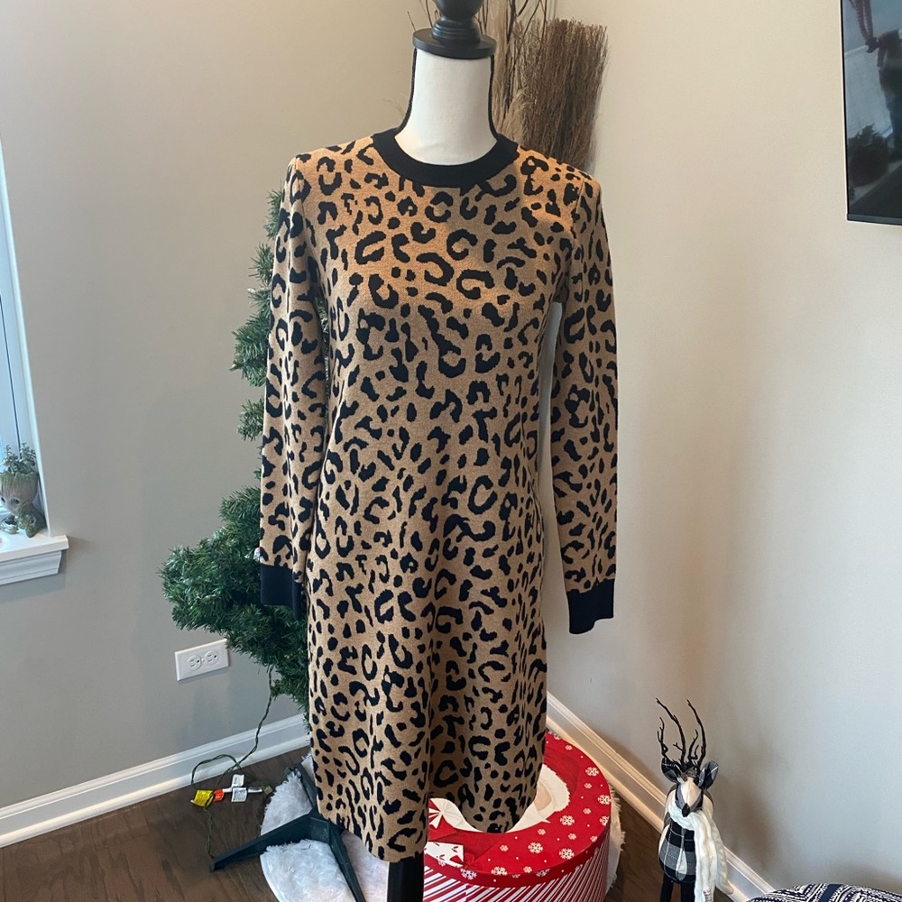 ✨J.Crew (NWOT) Leopard Dress Size XS✨